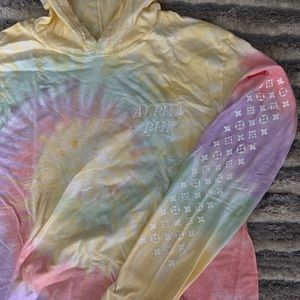 Alpha Phi LV hooded long sleeve